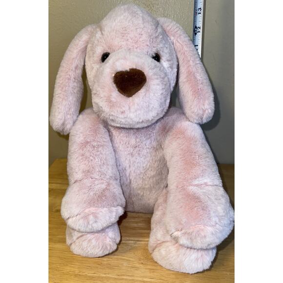 Animal Adventure Pink Puppy Dog Soft Plush Lovey 2021 Toy - Picture 2 of 7